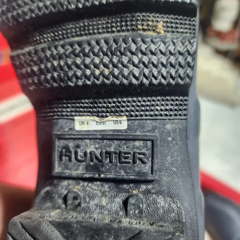 HUNTER EUC WOMENS SZ 6 ORIGINAL TALL RAIN BOOTS